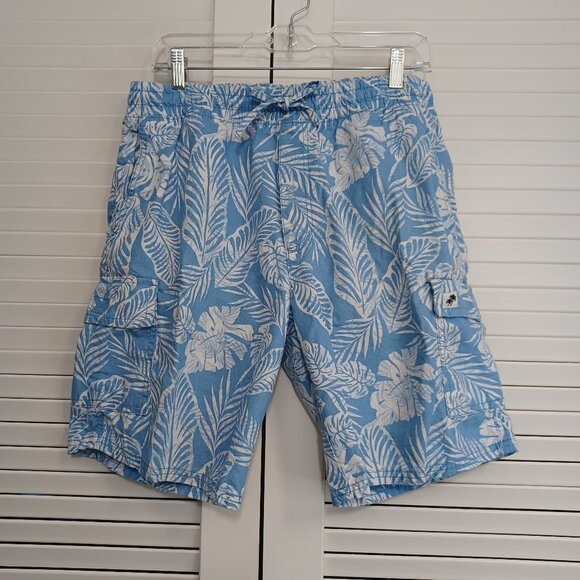 Surf & Swim Co Trunks Tropical Print Pull On Swim Trunks Mens Medium - Picture 2 of 8